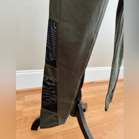 Athleta Moto “gleam” leggings olive green - Picture 9 of 15